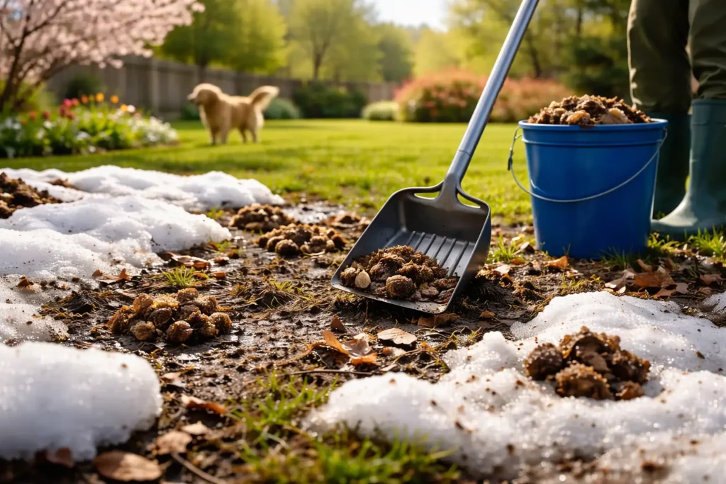 Spring Dog Poop Cleanup: Why Winter Buildup Is a Bigger Problem Than You Think.